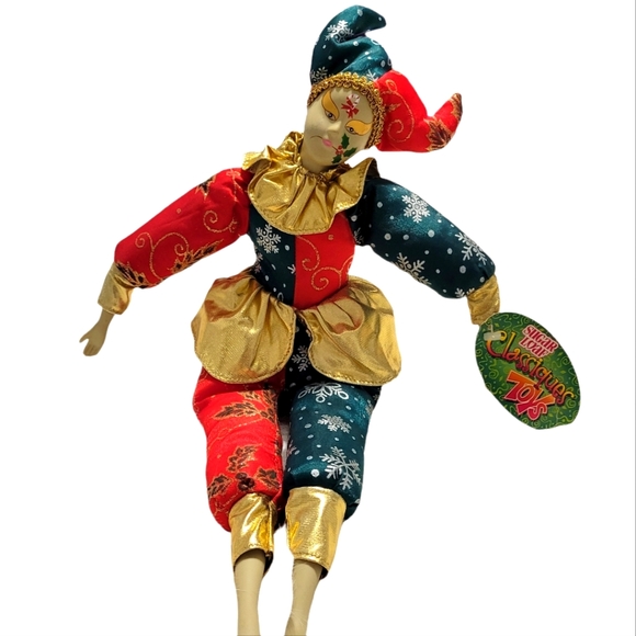 Christmas themed Sugar Loaf jester - Picture 1 of 7